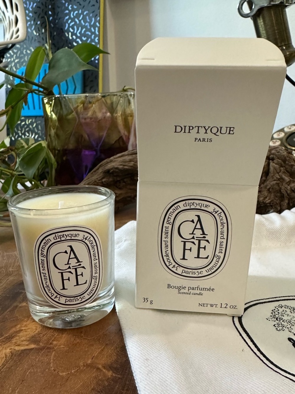 BNIB Mini 35g Diptyque Cafe (Coffee) Candle